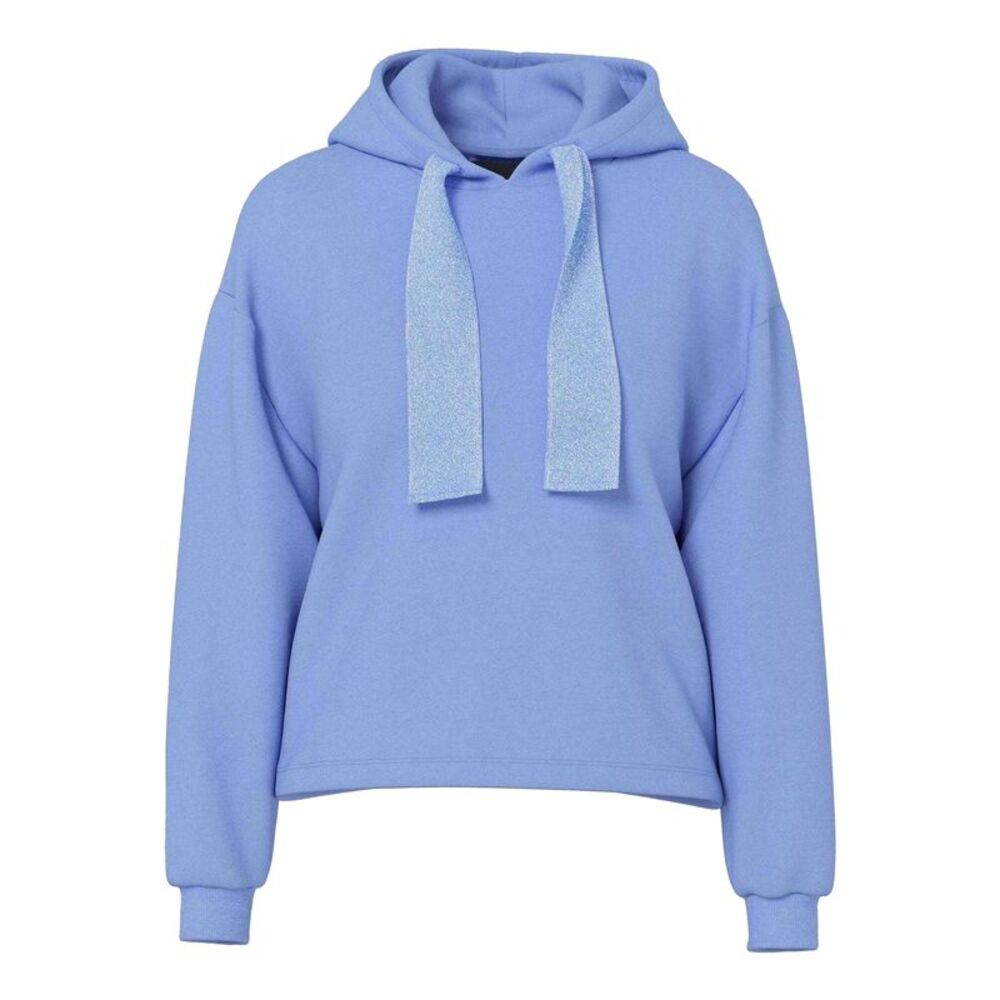 Pieces Womens/Ladies Chilli Plain Long-Sleeved Hoodie / Hydrangea